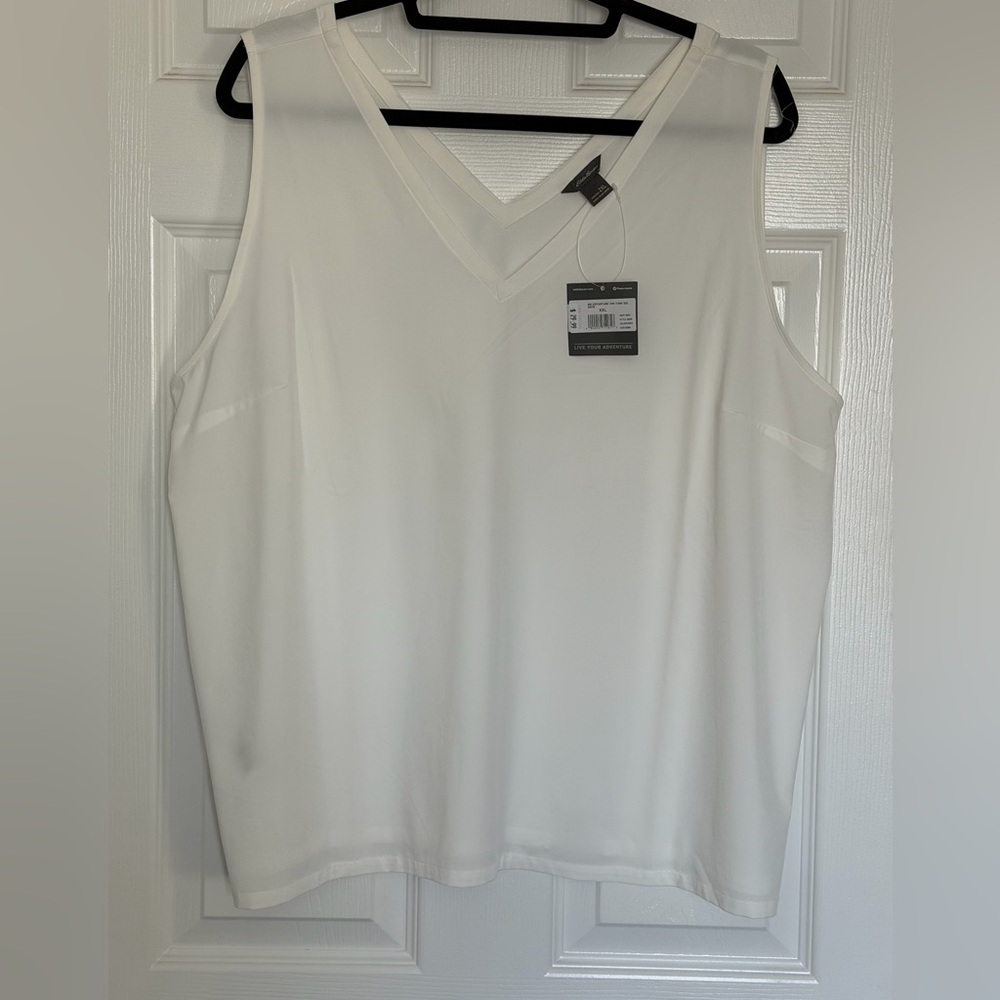 Eddie Bauer Classic White Tank Top - Picture 3 of 4